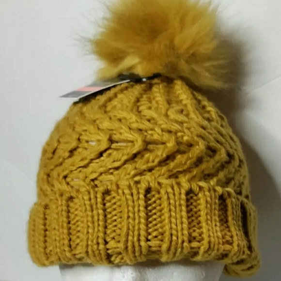 NEW! Westloop Knit Pom Cuff Beanie (Women Winter Hat Skull Cap & Gloves Set). - Picture 6 of 14